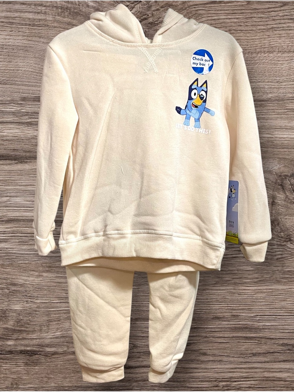 New Bluey kids 2 piece sweatshirt and sweatpants hoody outfit